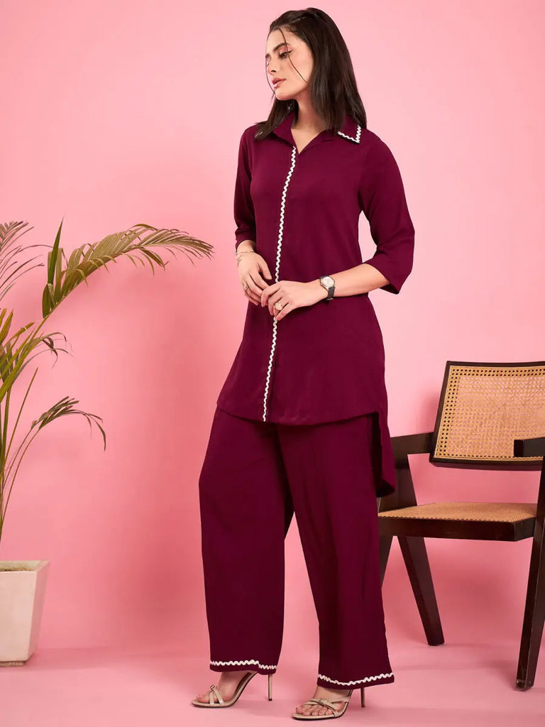 winered-women-purple-lace-detailing-hi-low-co-ord-set