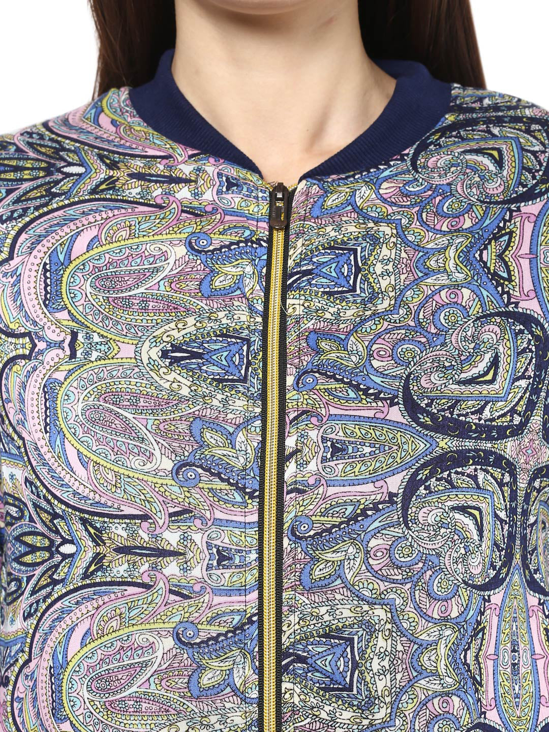 Women's Printed Bomber Jacket