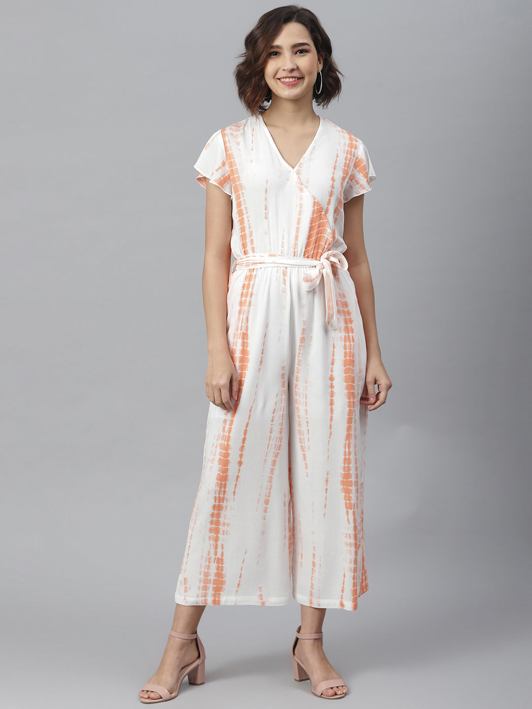 Women's Rayon Tie & Dye printed Jumpsuit
