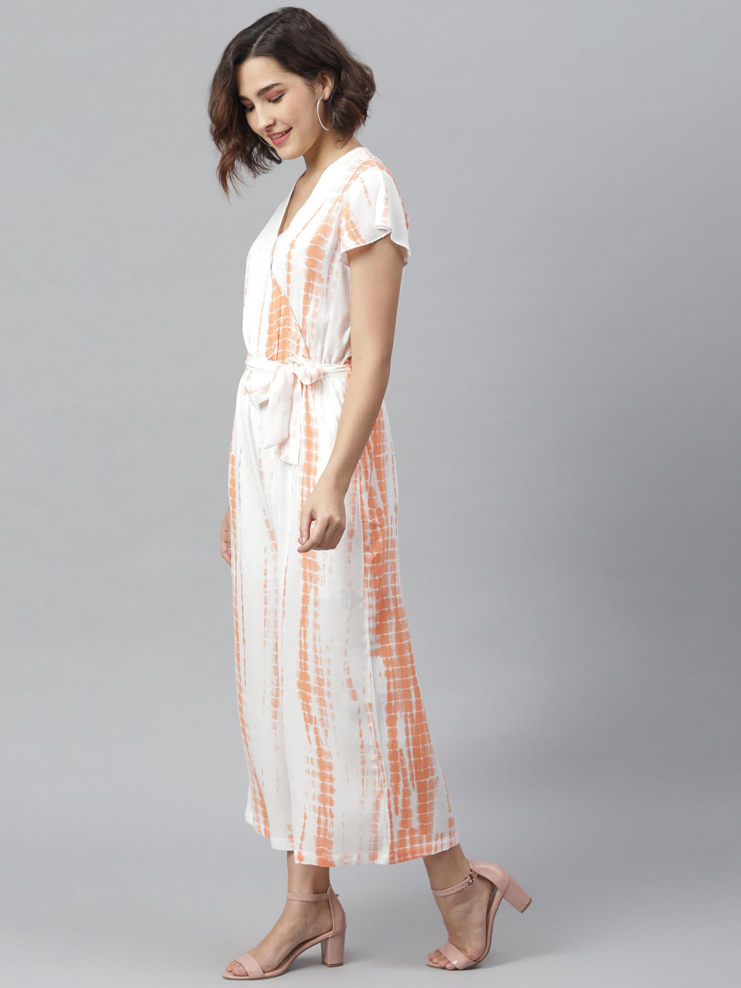 Women's Rayon Tie & Dye printed Jumpsuit