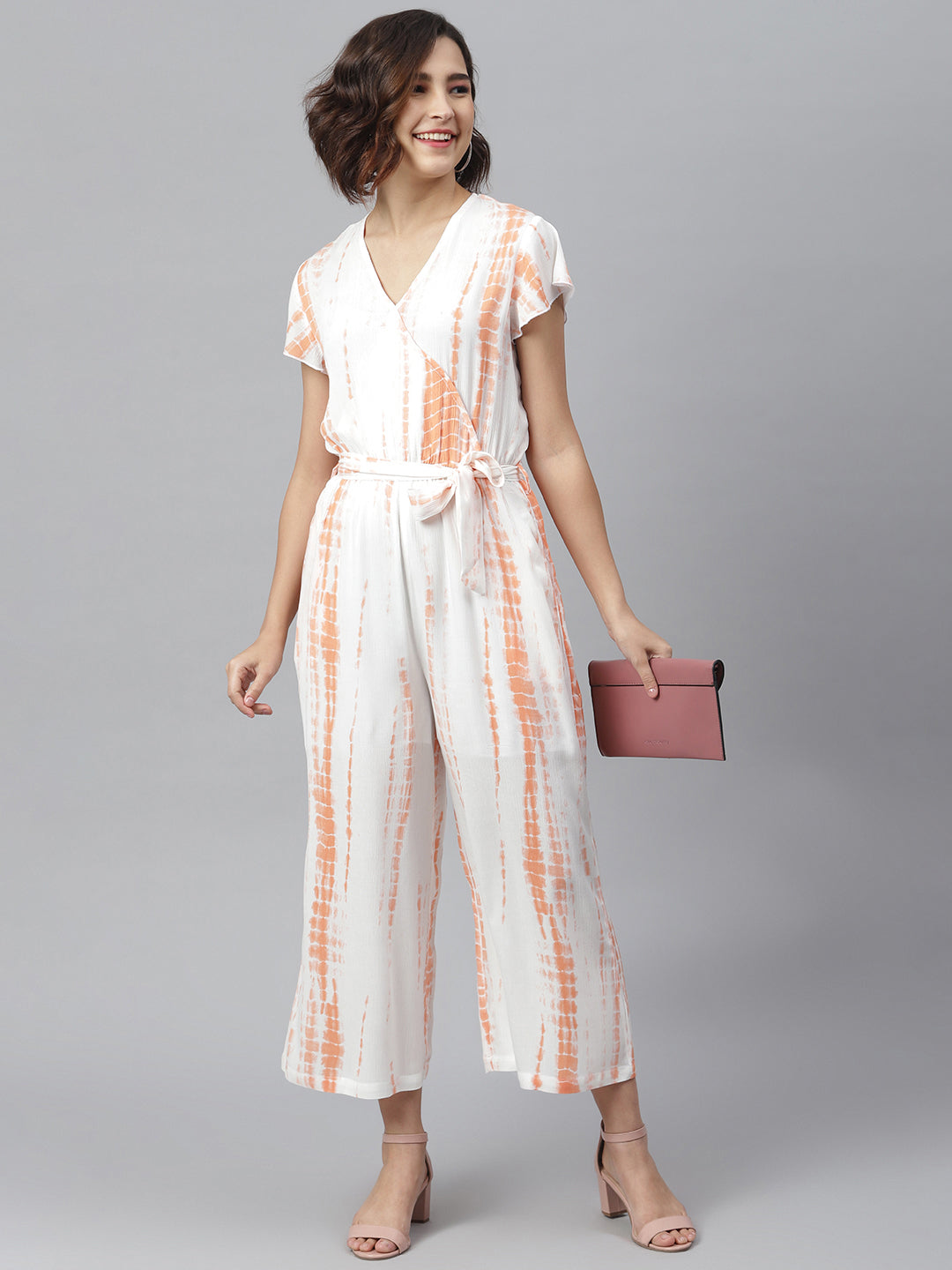 Women's Rayon Tie & Dye printed Jumpsuit