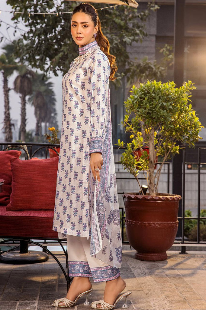 Women's Floral Printed Knee Length Rayon Kurti And Pant Set With Printed Dupatta