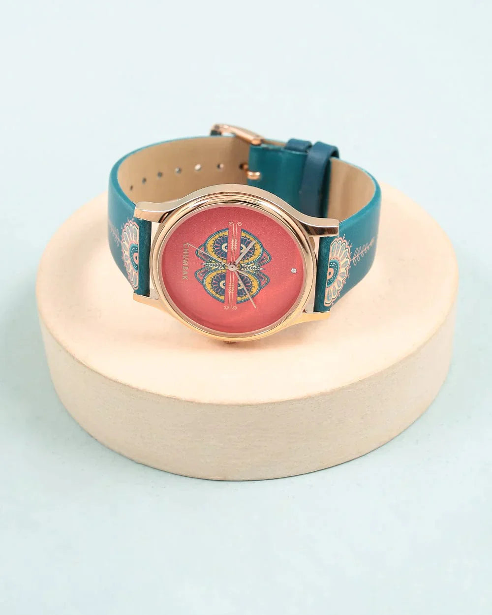 Women's Teal By  Sunny Side Up Wrist Watch - Chumbak