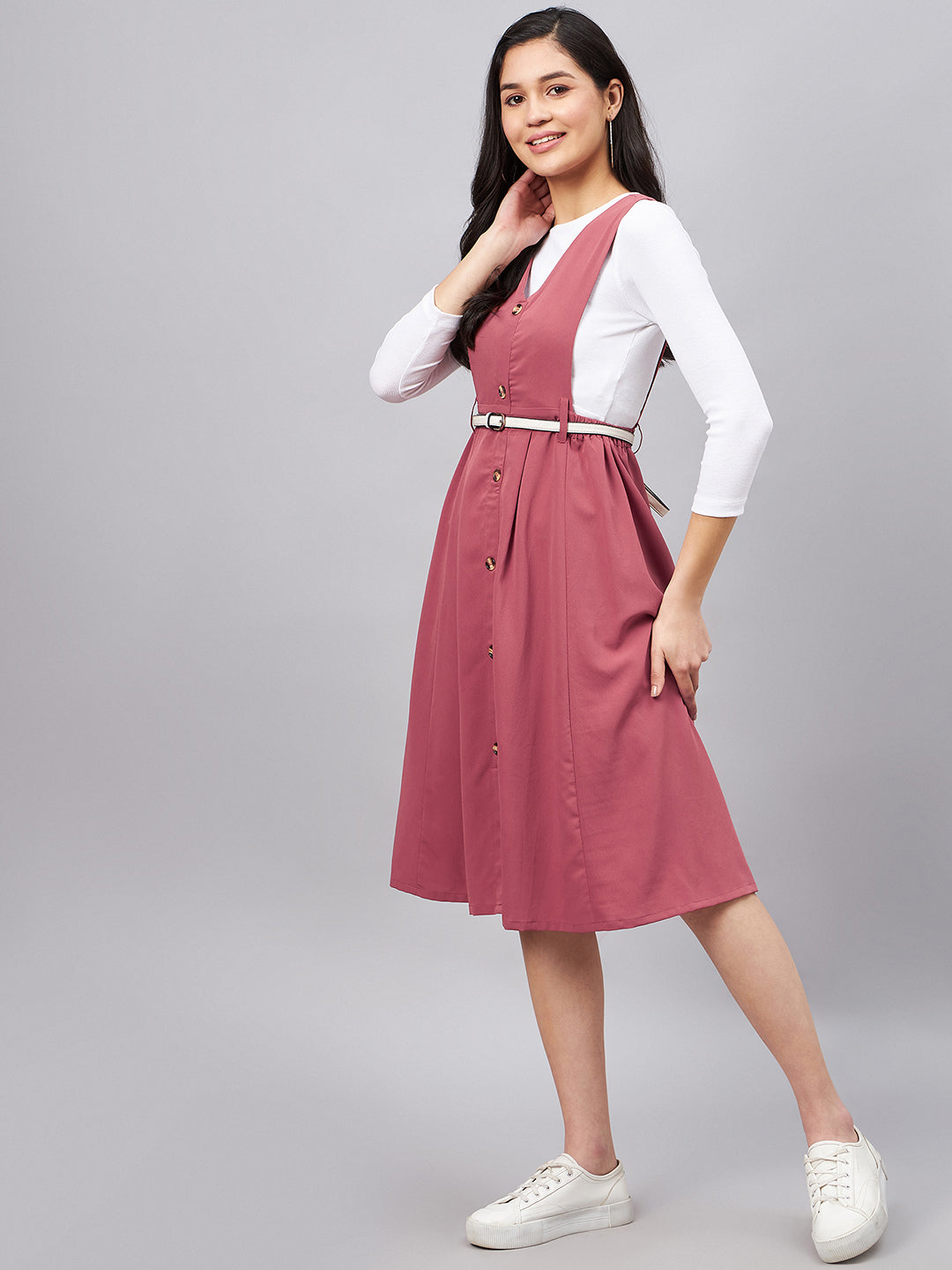 womens pink pinafore dress Linen Pinafore Dress in 21 Colors + Skirt Women, Blue Green Pink Terracotta Purple Linen Apron Overall Dress Cottagecore Clothing Plus Size