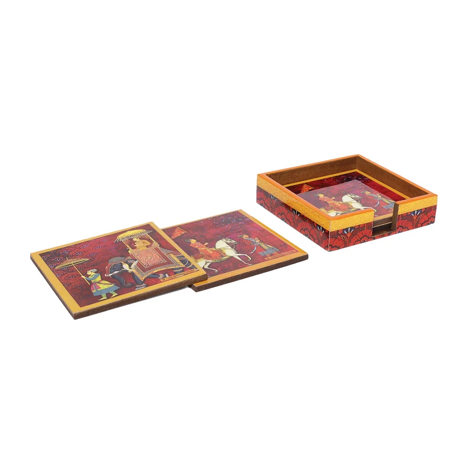 'King's Procession' Table Coaster Set Of 4 By Trendia Decor