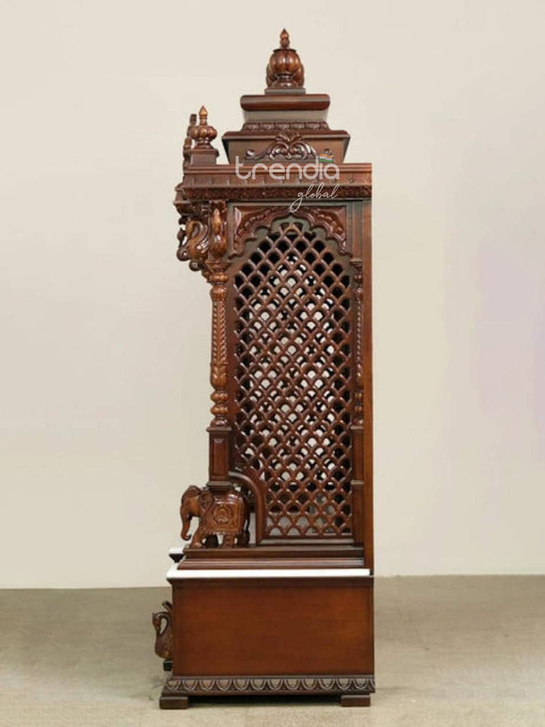 Wooden temple solid Teakwood Handmade Customizable Home Wooden Temple Large Wooden Mandir All Handcrafted Carving Temple Polished Mandir