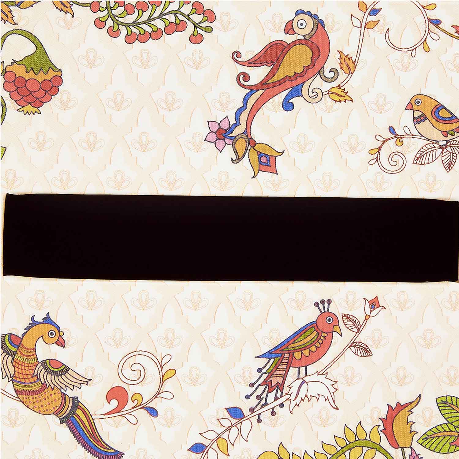 'Kalamkari' Birds Printed Tissue Box By Trendia Decor
