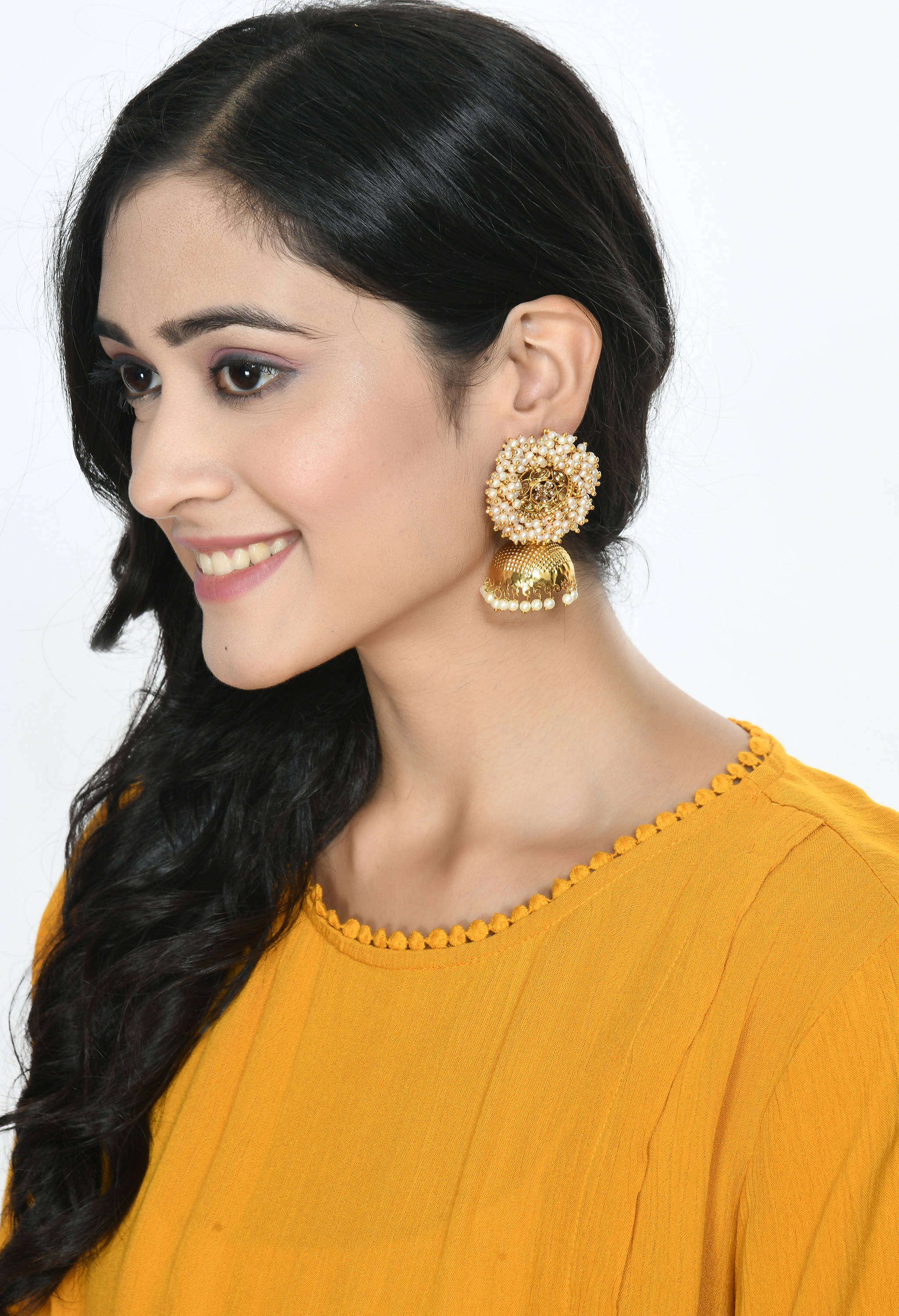 Johar Kamal Traditional party wear Jhumka Ea