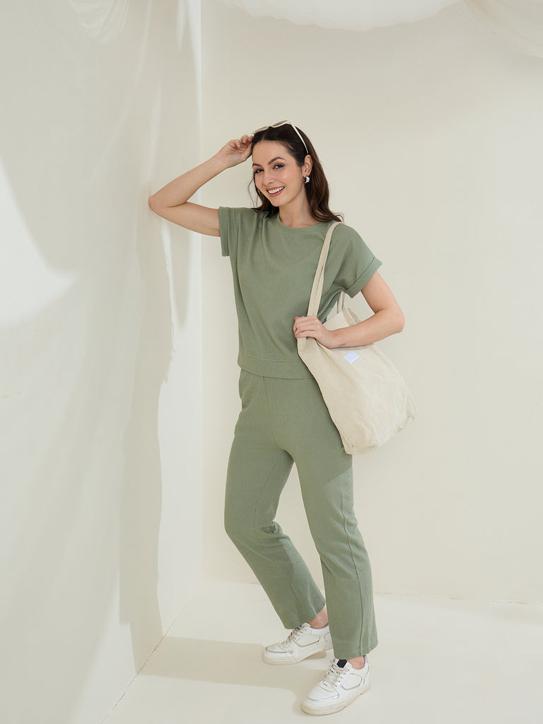 Women's Blue Rayon Porcelain Printed Jumpsuit