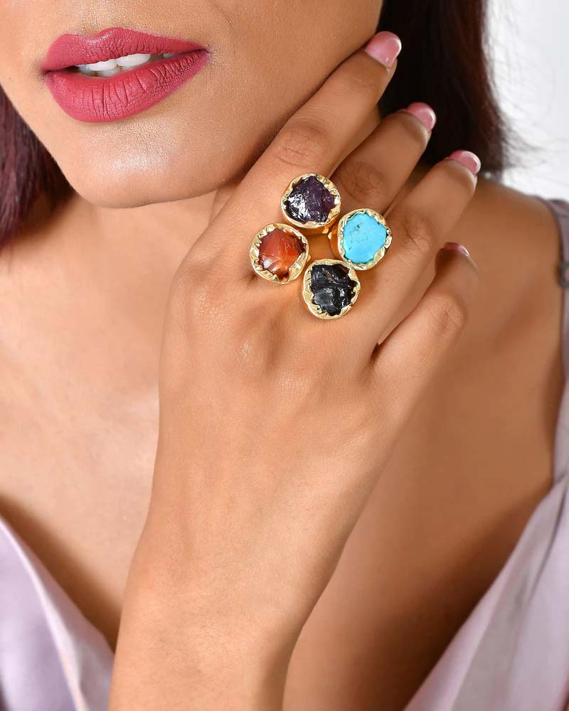 Women's 4 Stone Classy Ring - Zurii Jewels