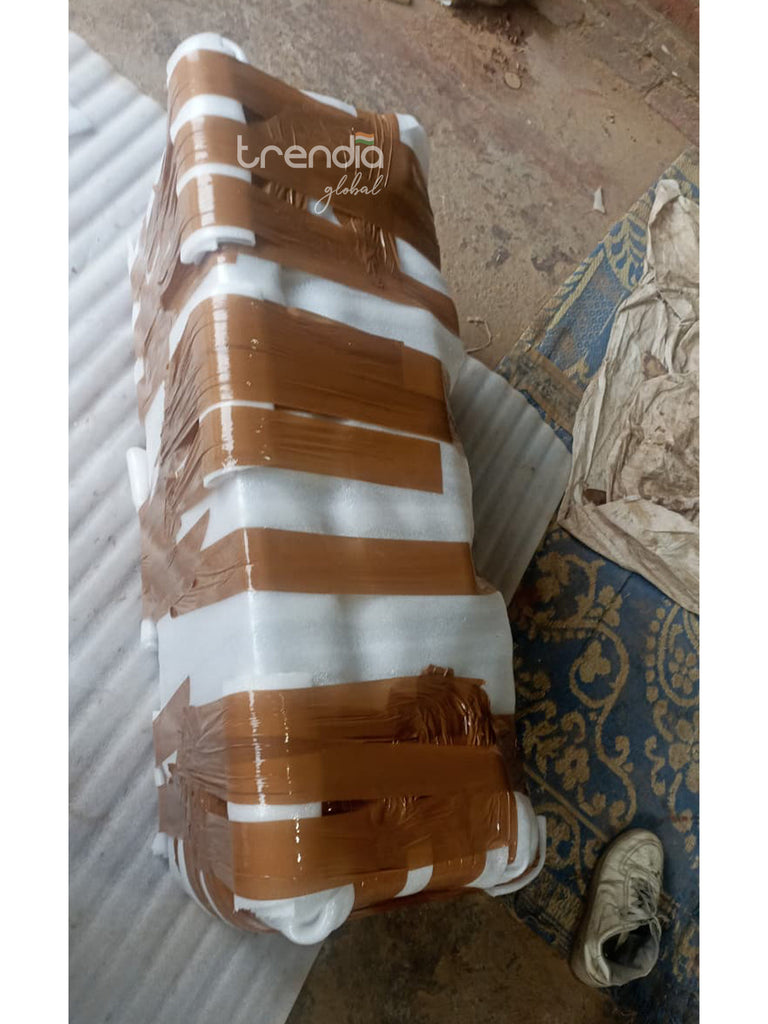 Solid Teak Wood Hand-Carved Temple