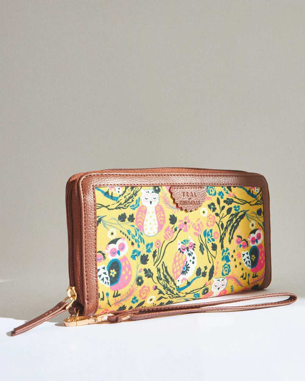 Teal By  Jungle Stories Long Wallet - Chumbak