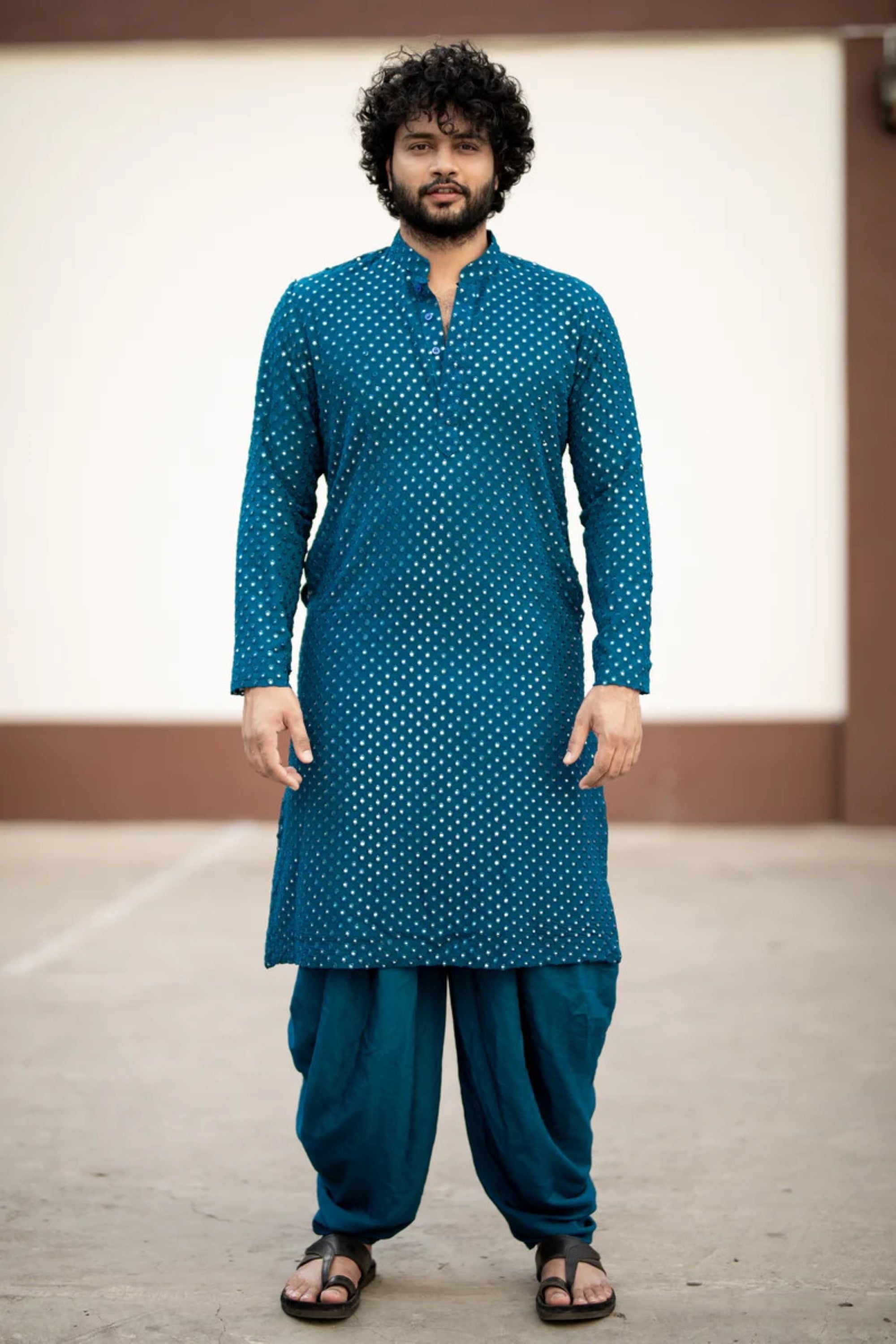 Indian Men's kurta with Drawstring Pajamas, Men Wedding Kurta Salwar Pants  Party | eBay
