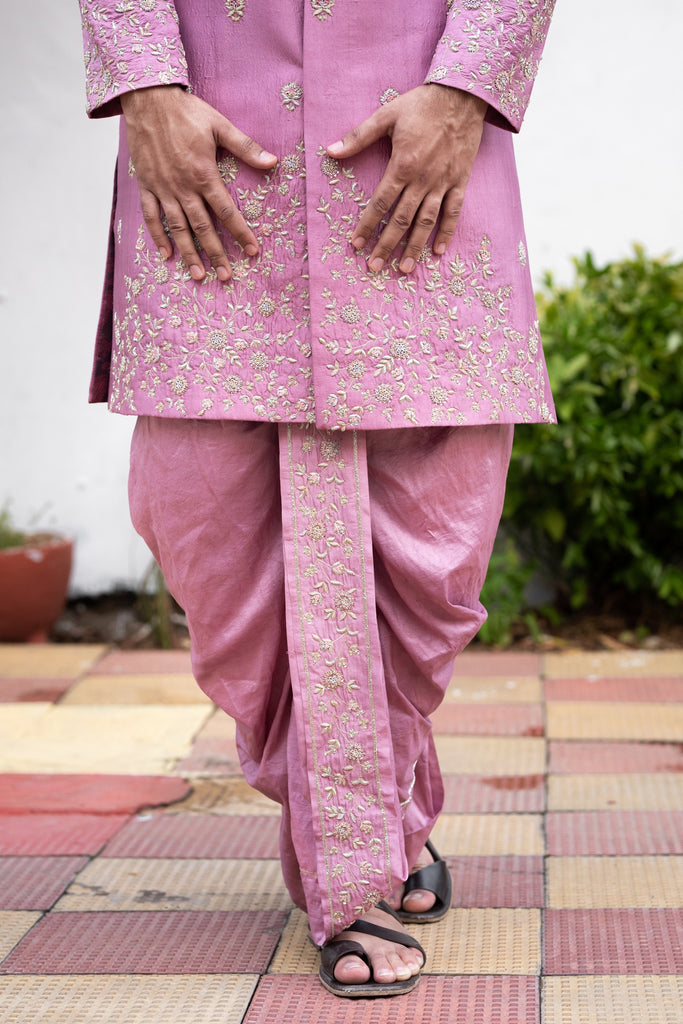 Men's Dusty Purple Sherwani Sets