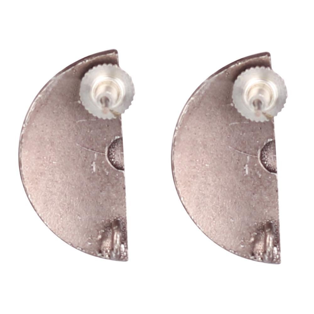Women's Oxidised Half Moon Earings