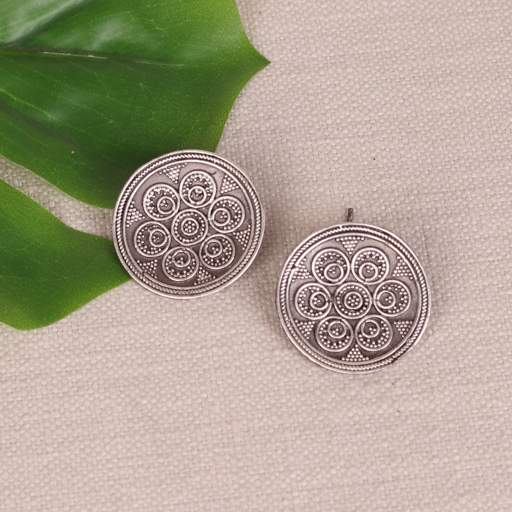 Women's Oxidised Stud Earings