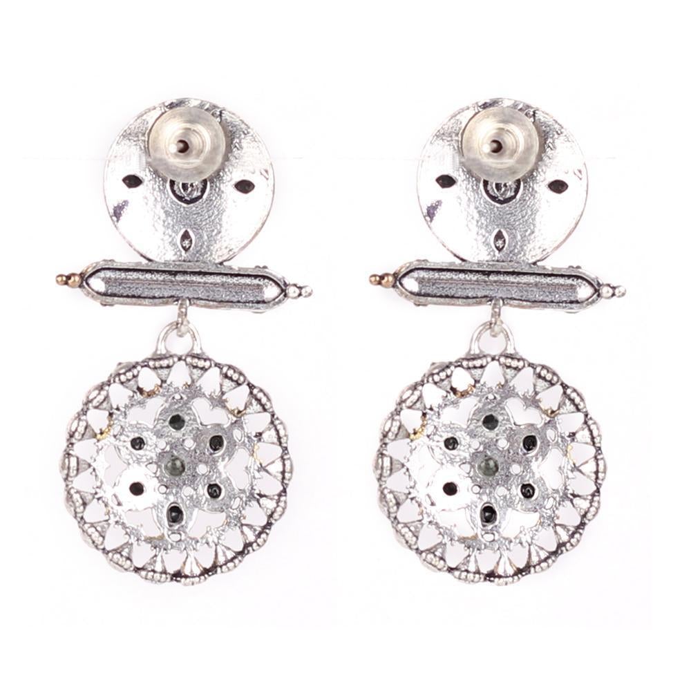 Women's Ethnic Handcrafted Earings With Stone Work