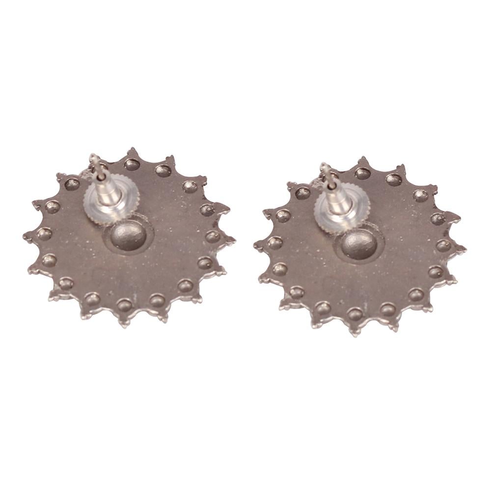 Women's Oxidised Chakra Earings
