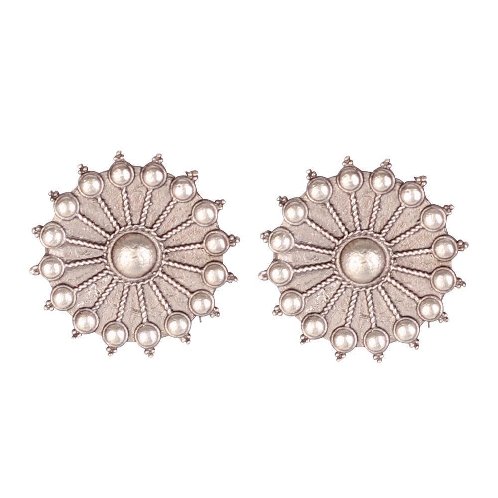 Women's Oxidised Chakra Earings
