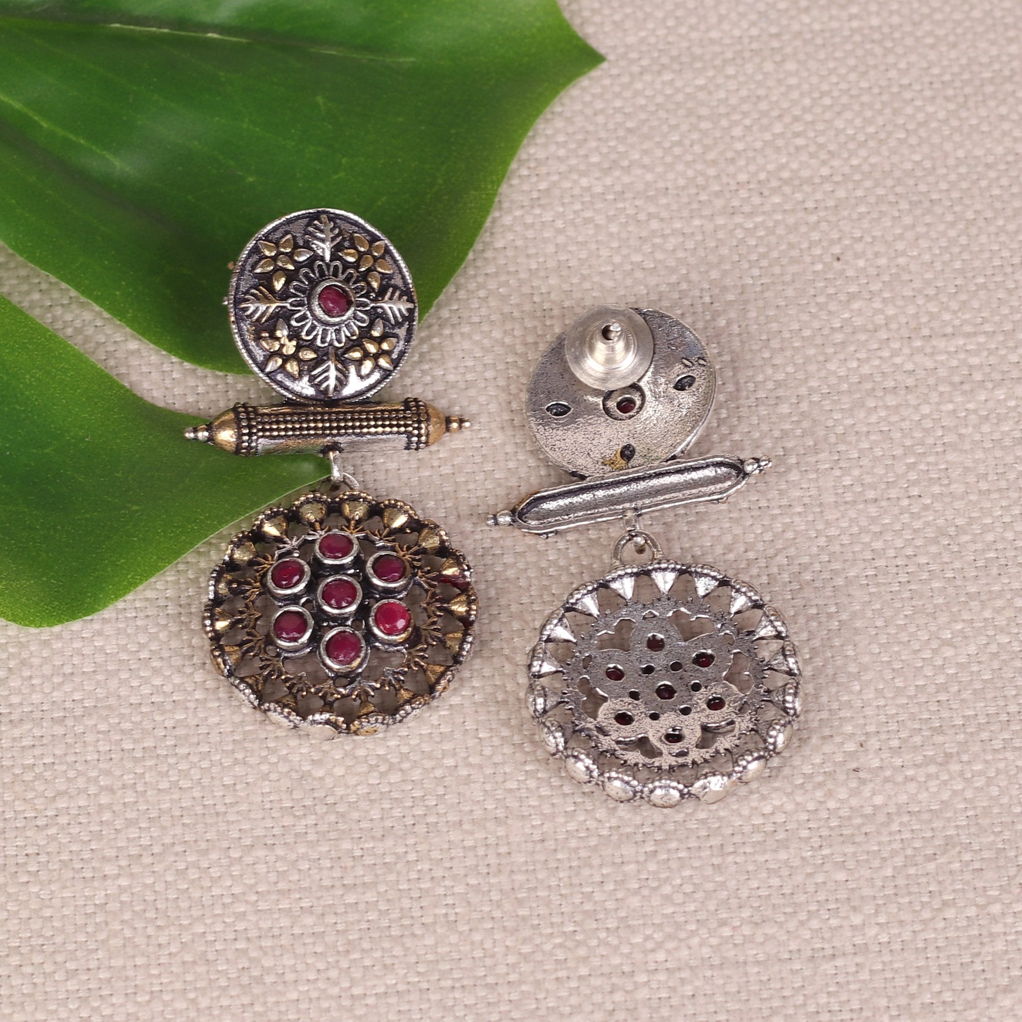 Women's Tribal Handmade Earings In German Silver