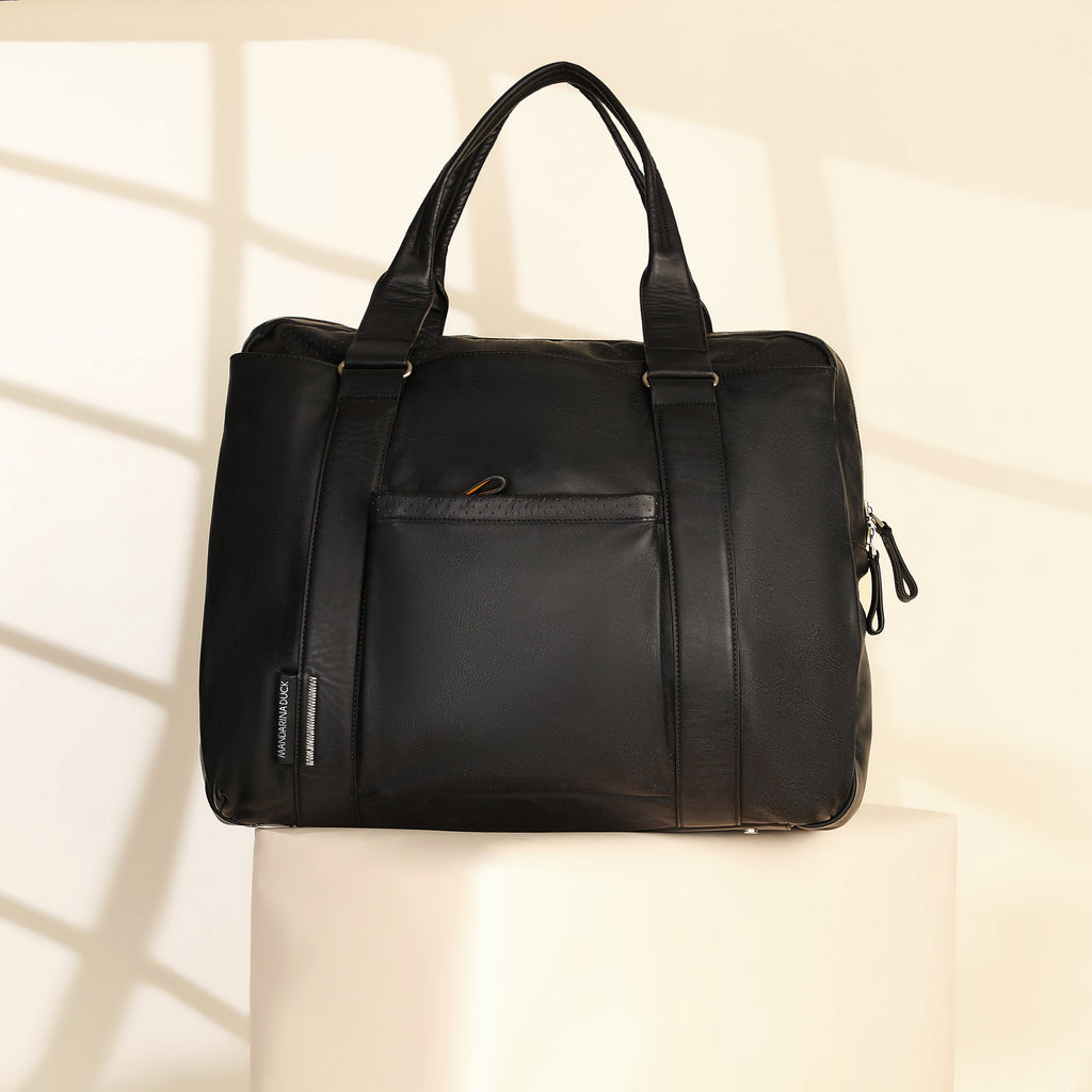 Grace Collection Limited Edition Genuine Leather Black Office Bag
