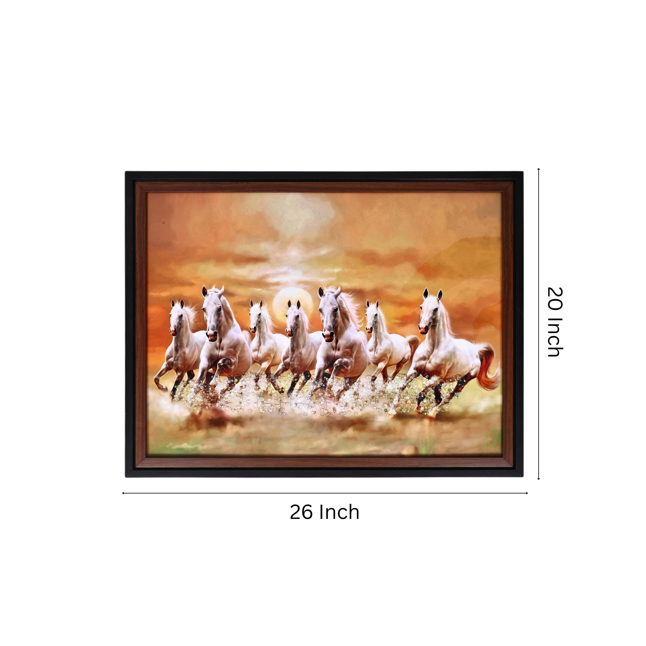 Running Seven Horses Wall Hanging - Natriel