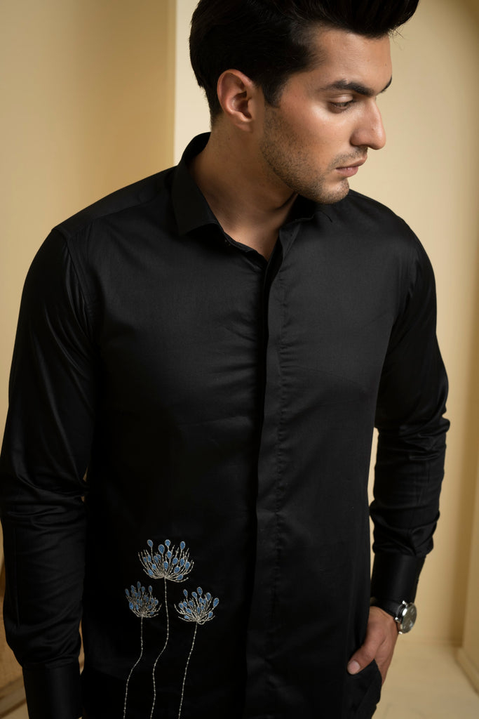 Men's Black Color Atore Full Sleeves Shirt