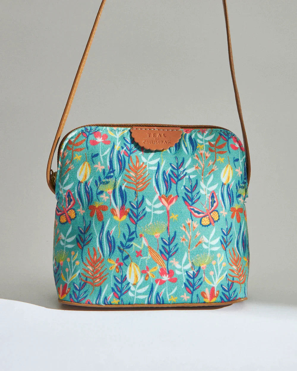 Teal By Tokyo Blooms And Boons Sling Bag - Chumbak