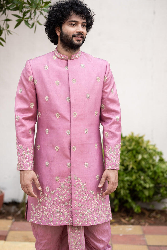 Men's Dusty Purple Sherwani Sets