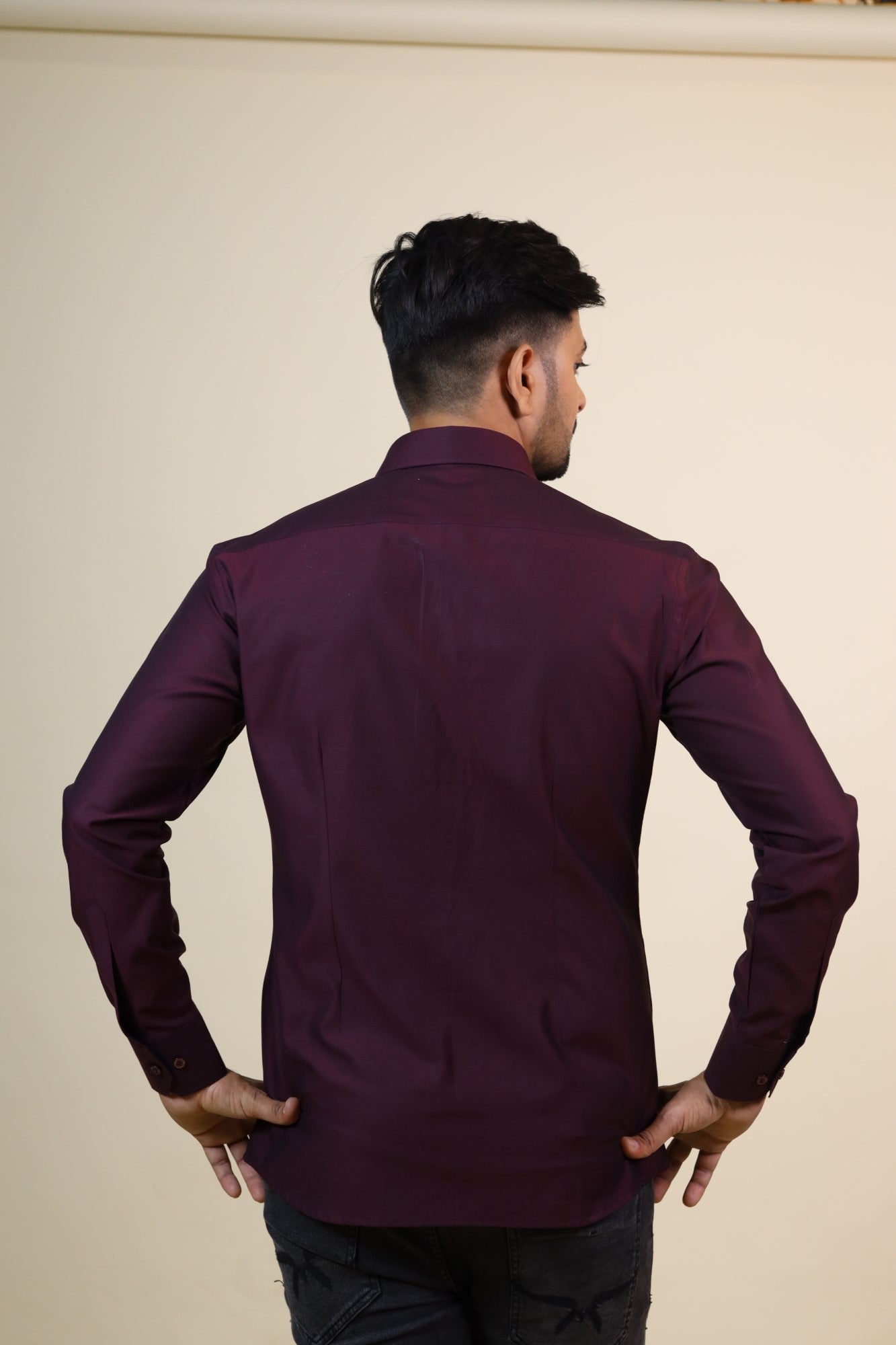 Men's Burgundy Color Mauvais Designer Burgundy Shirt Full Sleeves Casual Shirt XXL | Trendia Global Men's Burgundy Color Mauvais Designer Burgundy Shirt Full Sleeves Casual Shirt XXL | Trendia Global