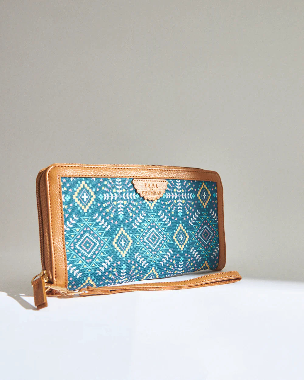 Teal By  Mexico Aztec Long Wallet - Chumbak
