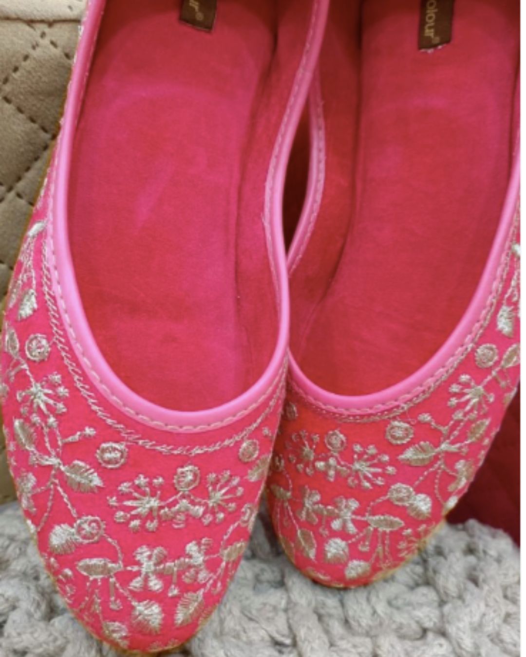 Women's Pink Boutique  Indian Ethnic Comfort Footwear