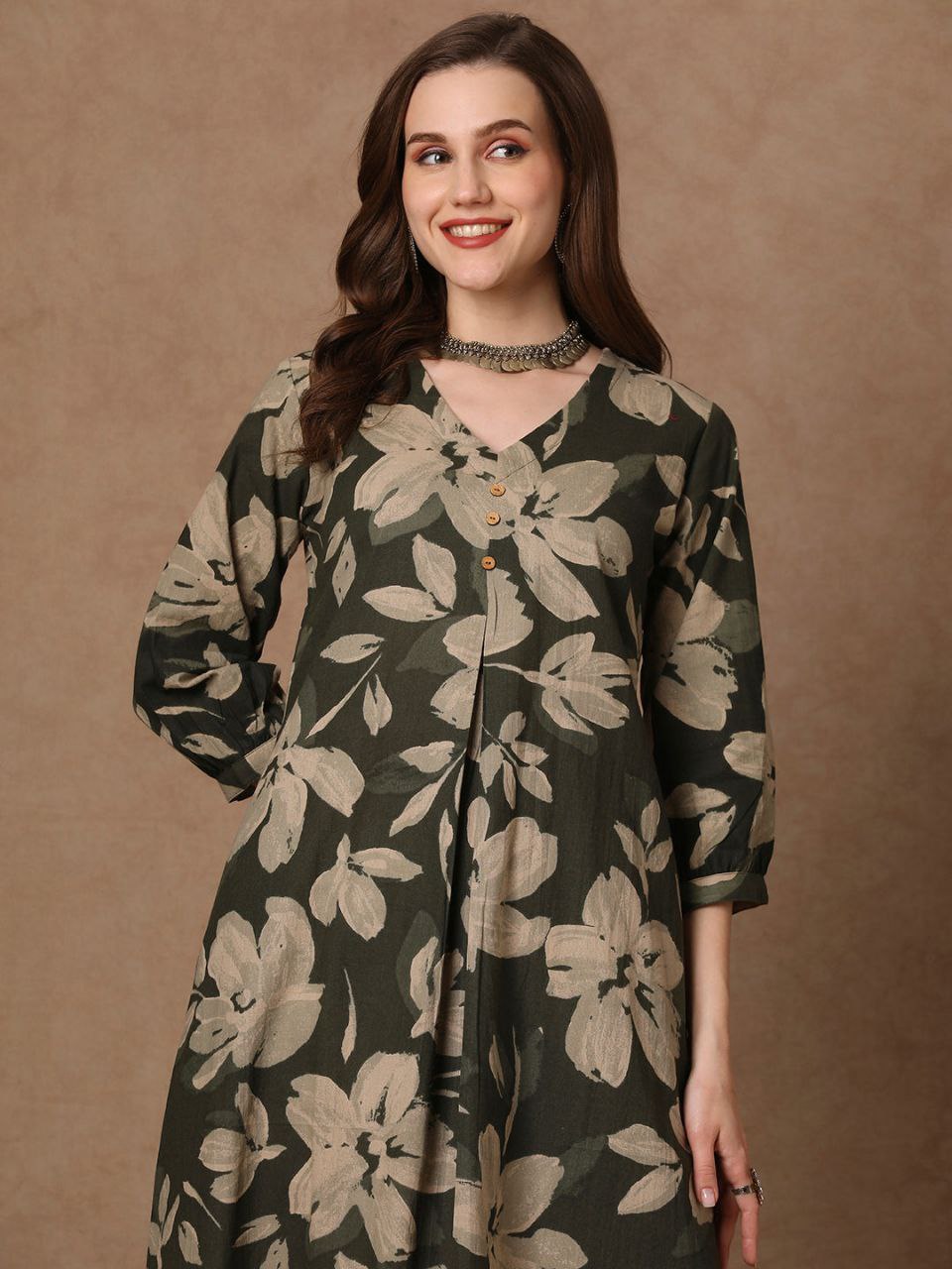 Women's Stylish Rayon Knee Length Kurti