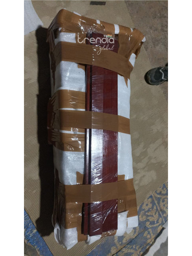 Solid Teak Wood Hand-Carved Temple