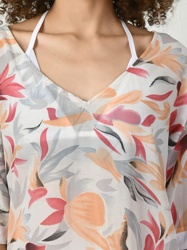 Women's Satin White Nightdress