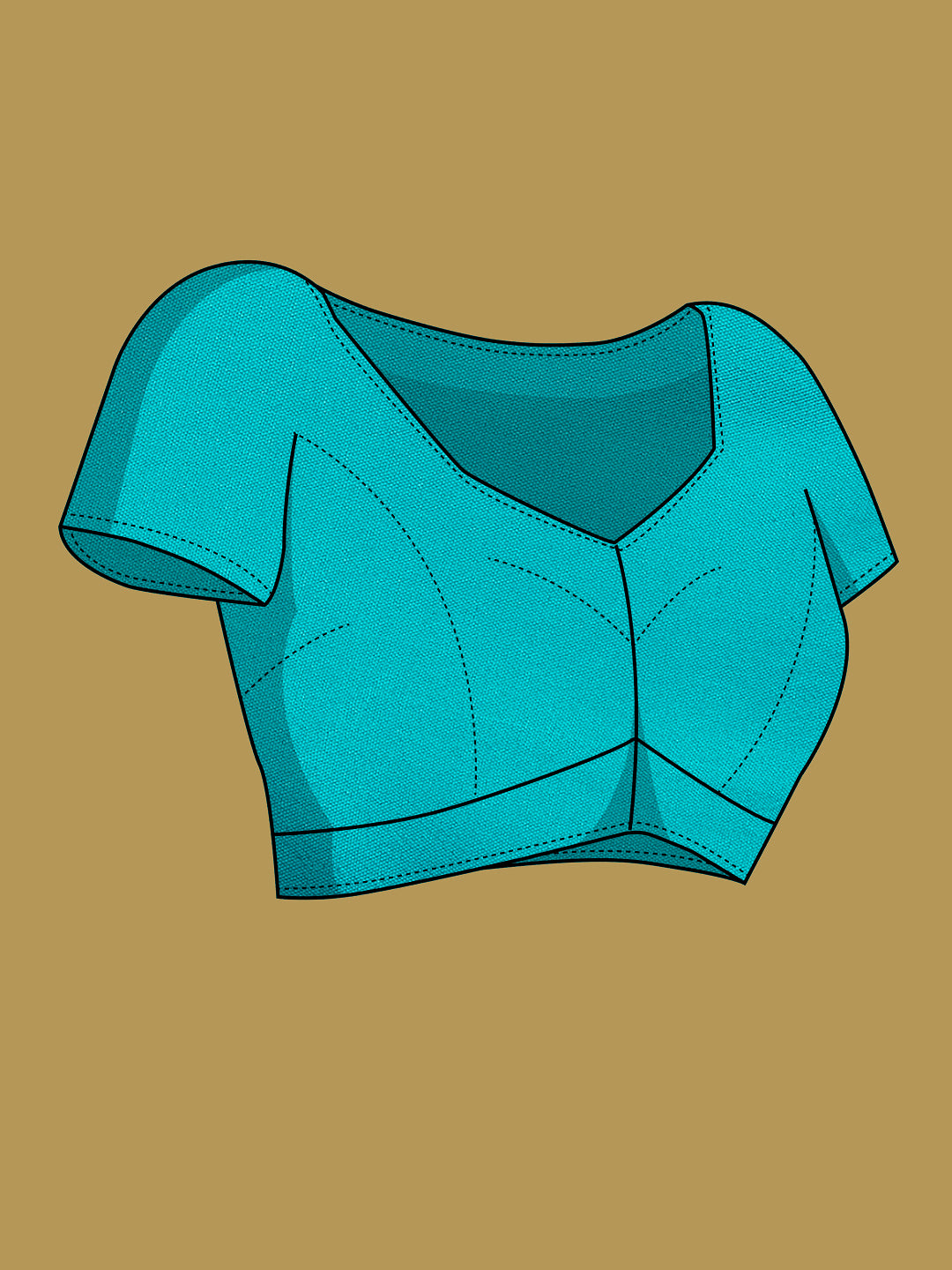 Buy Collar Neck Blouse Sewing Patterns Online | Design 8 | Blouse Guru