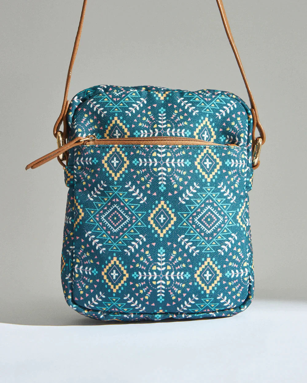 Teal By Mexico Aztec Wallet Sling Bag - Chumbak