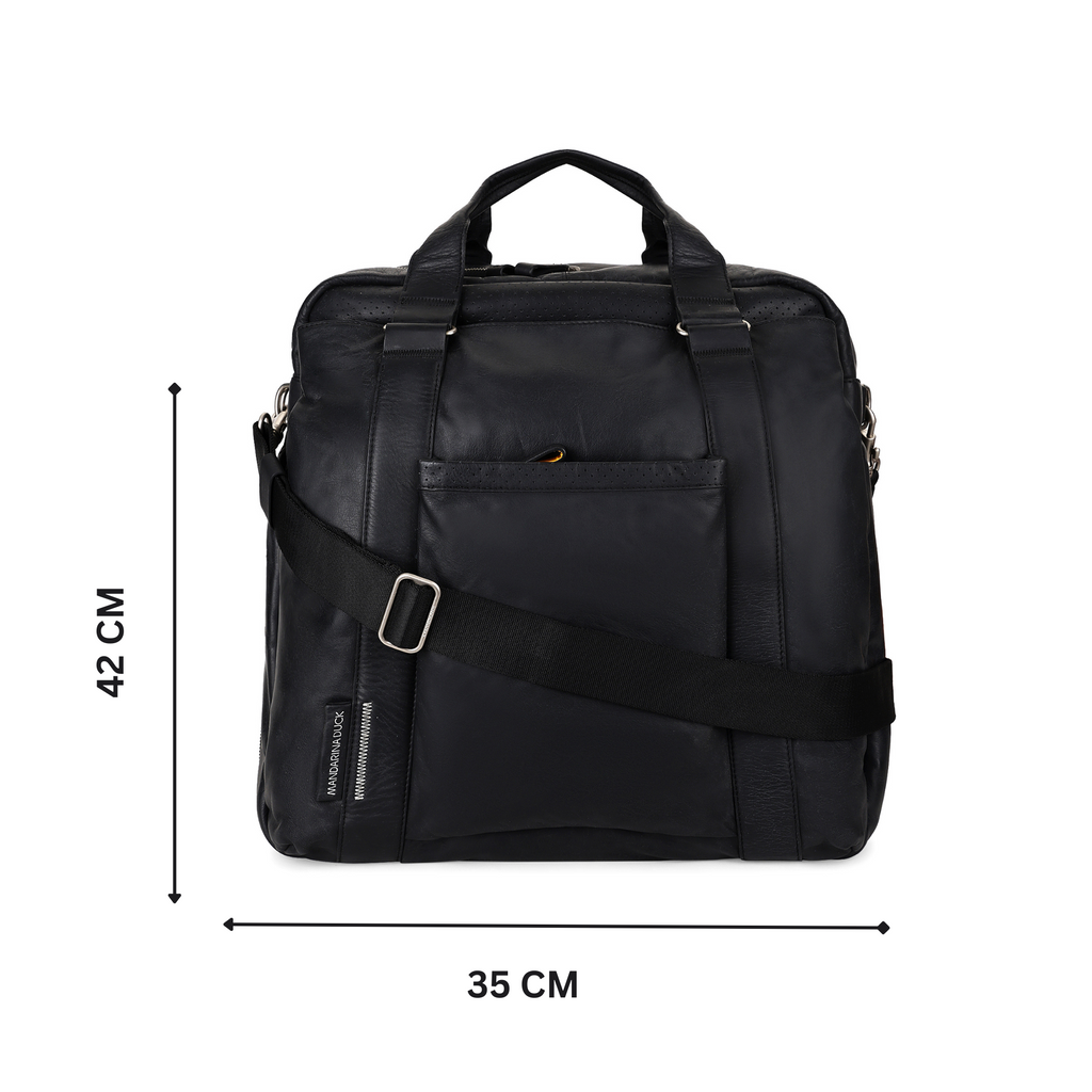 Grace Collection Limited Edition Genuine Leather Brown Cabin Luggage Bag