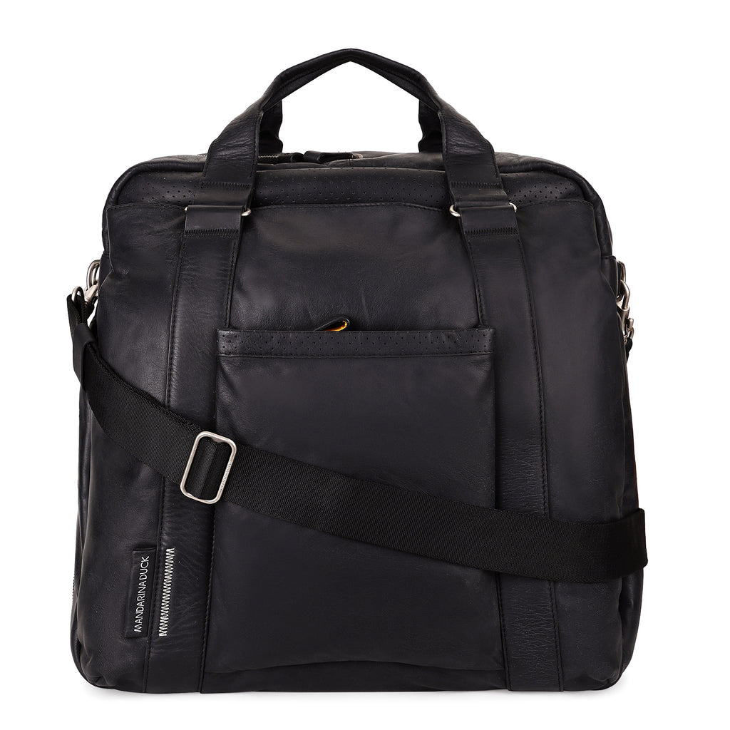 Grace Collection Limited Edition Genuine Leather Black Cabin Luggage Bag