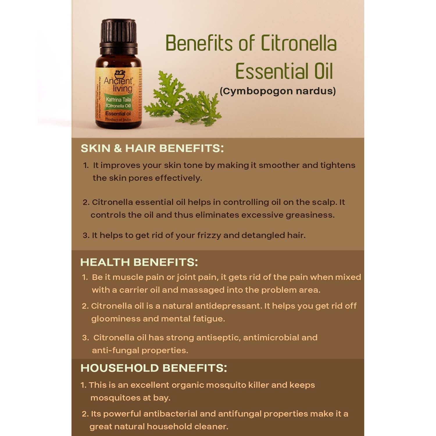Citronella Essential Oil - Ancient Living