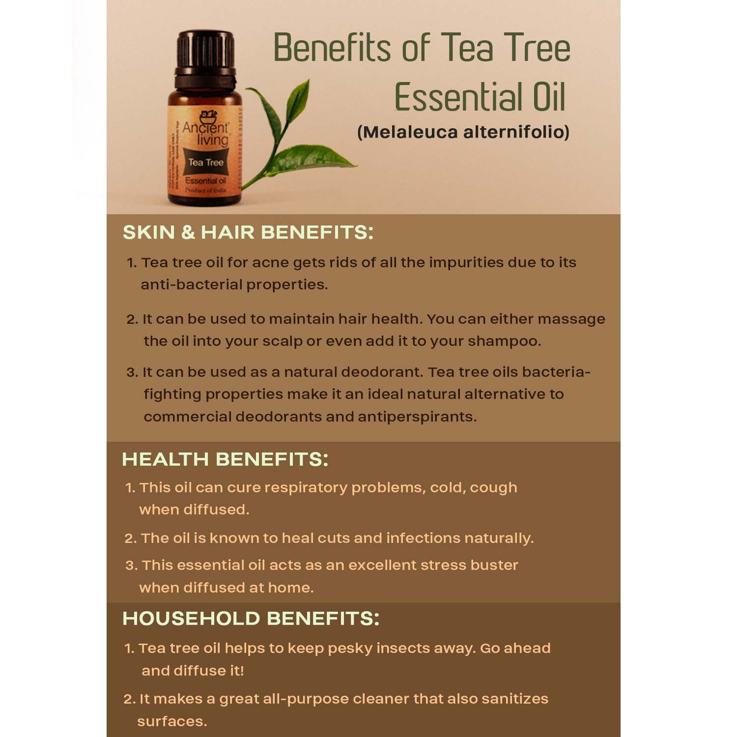 Tea Tree Essential Oil - Ancient Living
