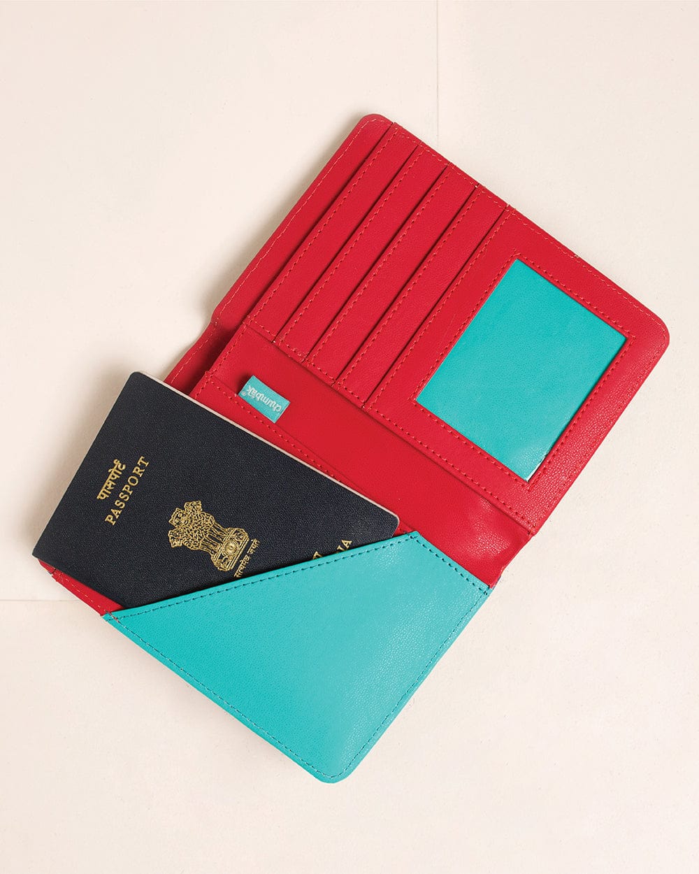 Travel Diaries Blue Passport Holder - Chumbak