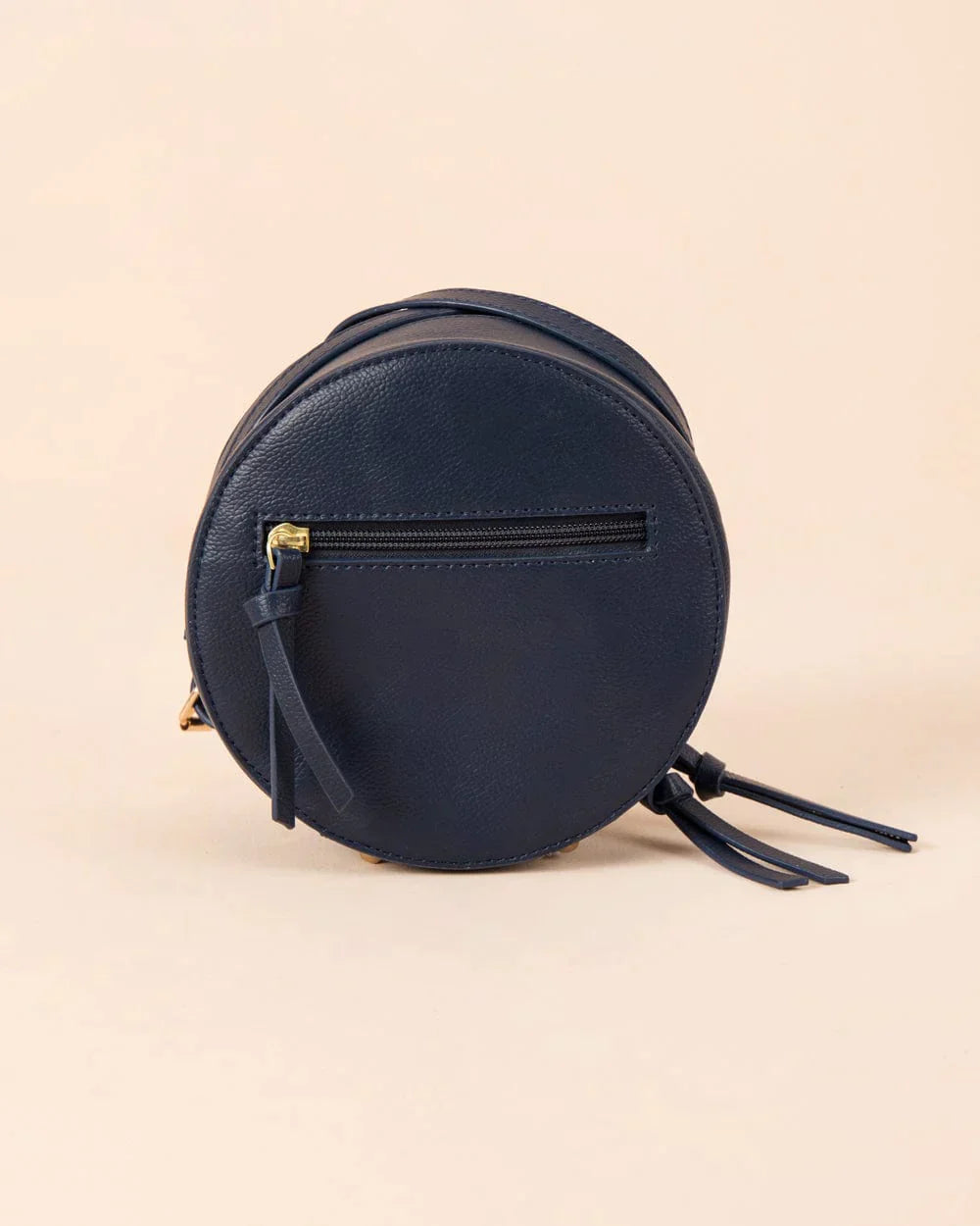 Your Own Thing Embroidered Sling Bag - Navy Blue - Chumbak