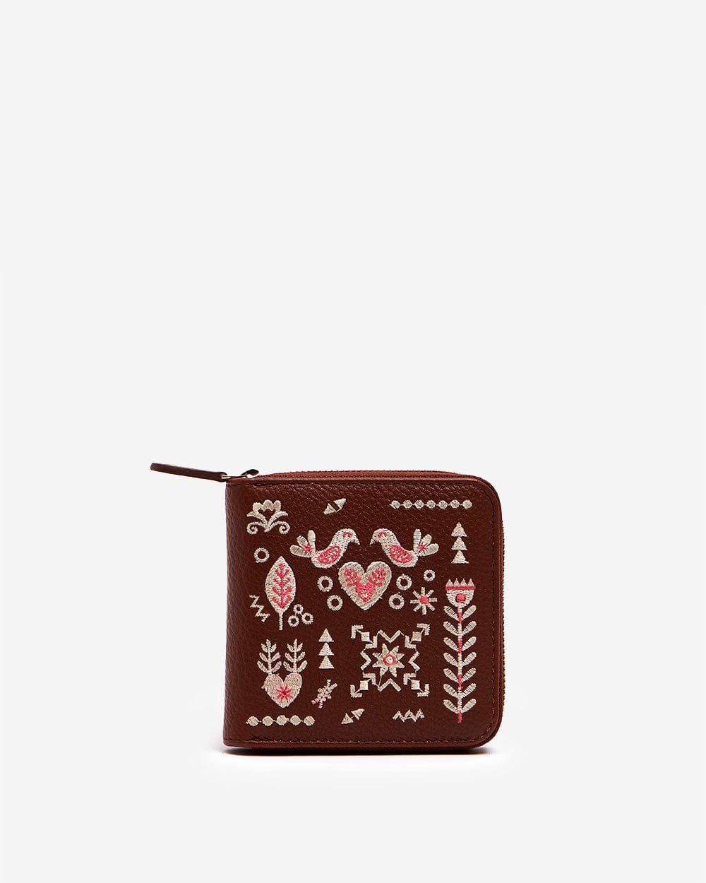 Swan Song Embroidered Mini Wallet - Chumbak