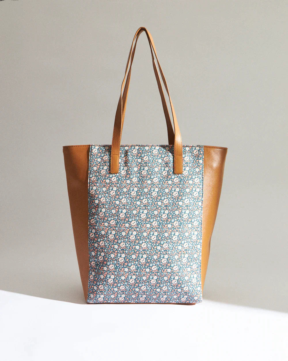 Teal By Chumbak Floral Beds Shopper Tote - Chumbak