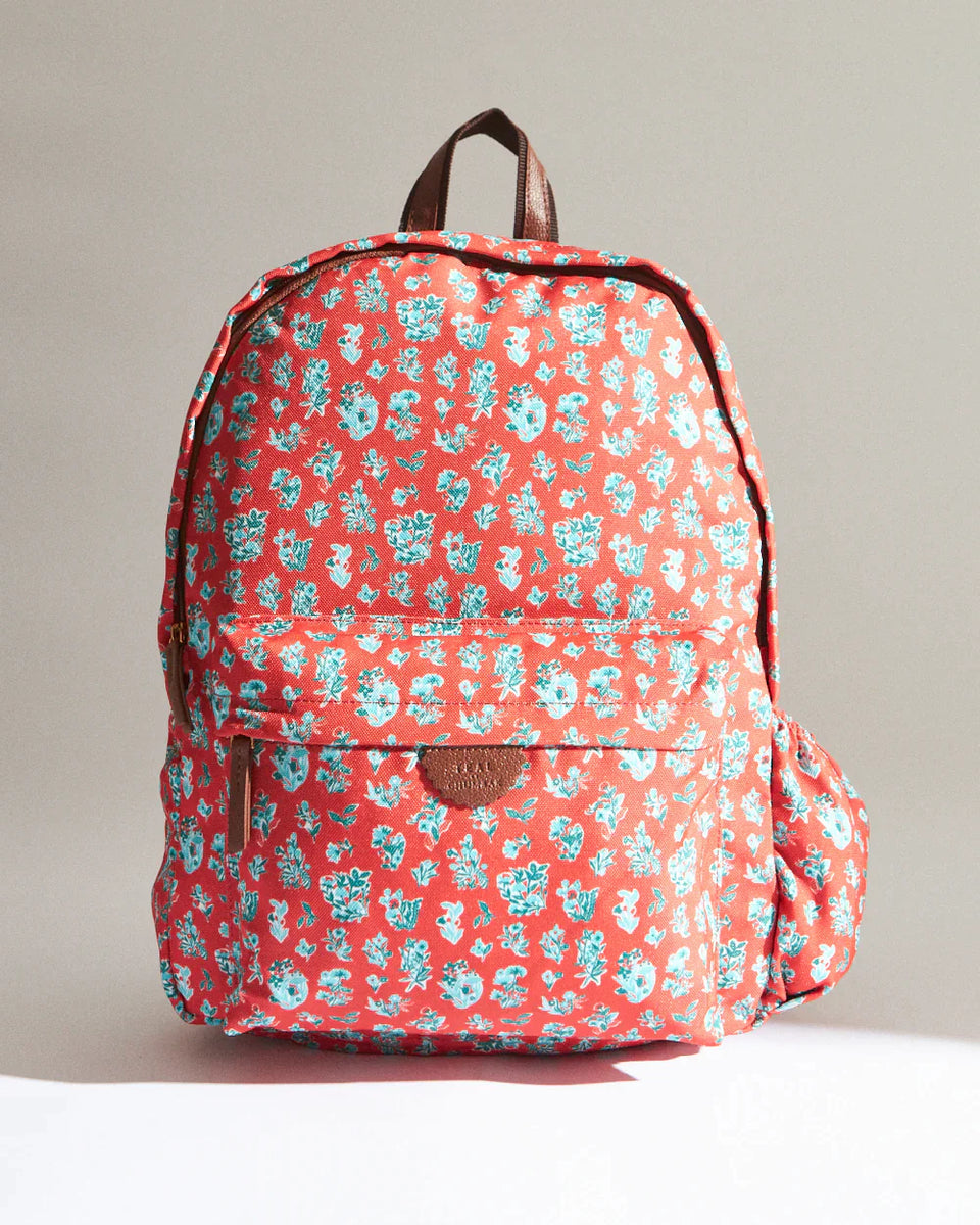 Teal By Chumbak Wildflower Laptop Backpack Chumbak Trendia