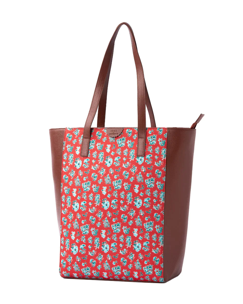 Teal By Wildflower Shopper Tote - Chumbak
