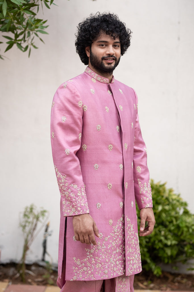 Men's Dusty Purple Sherwani Sets