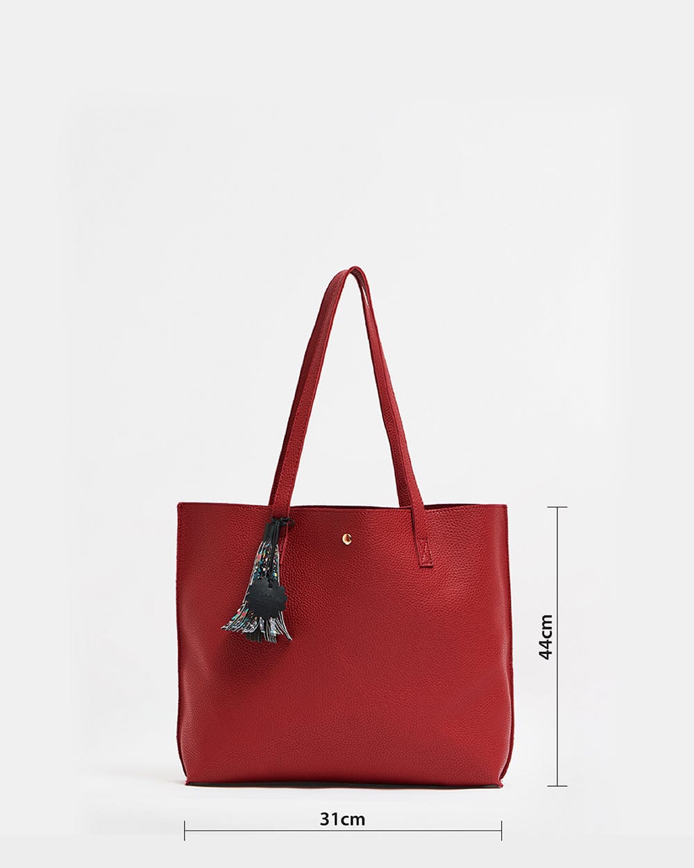 Back To Office Tote -Rosewood Maroon - Chumbak
