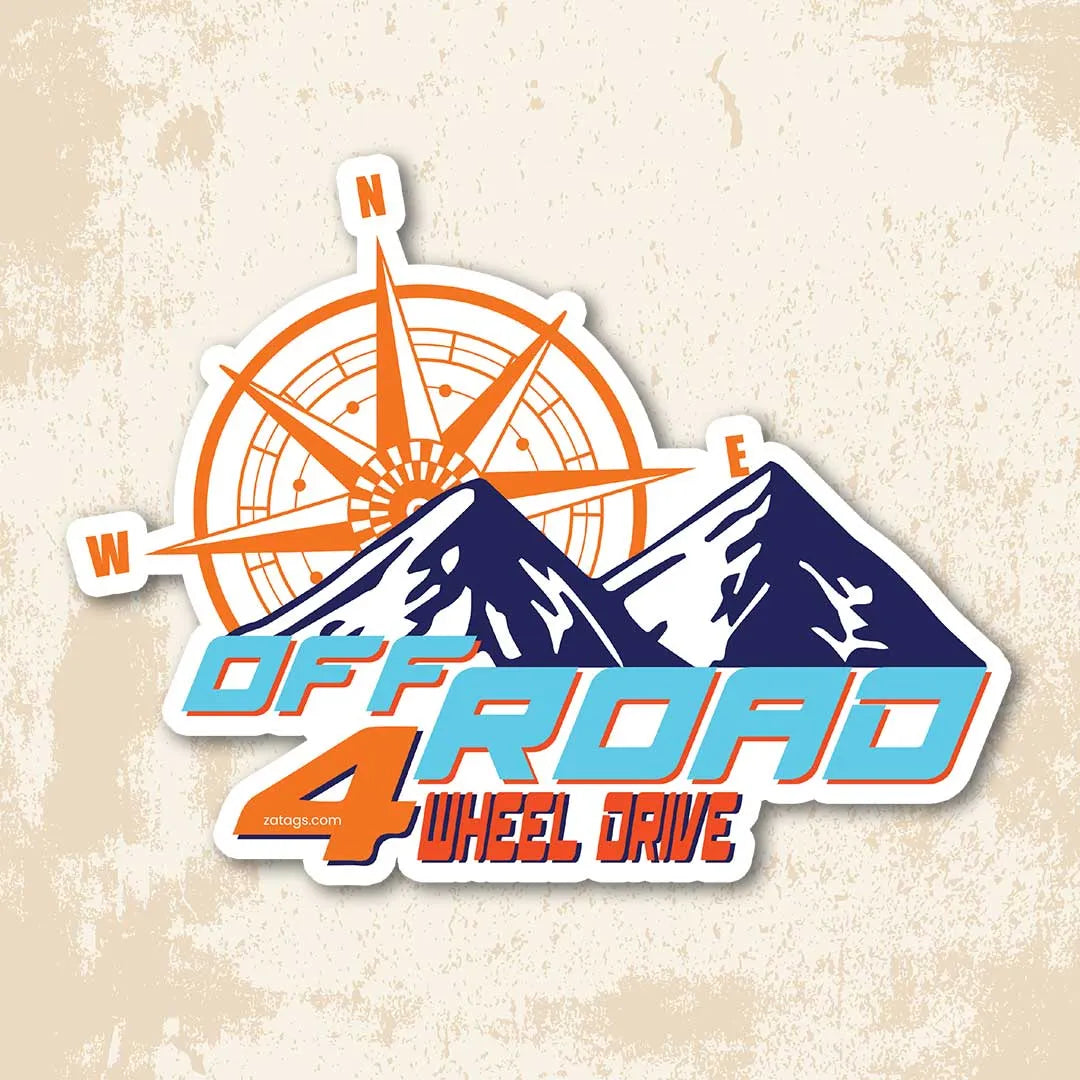 4 Wheel Drive - Bumper Sticker